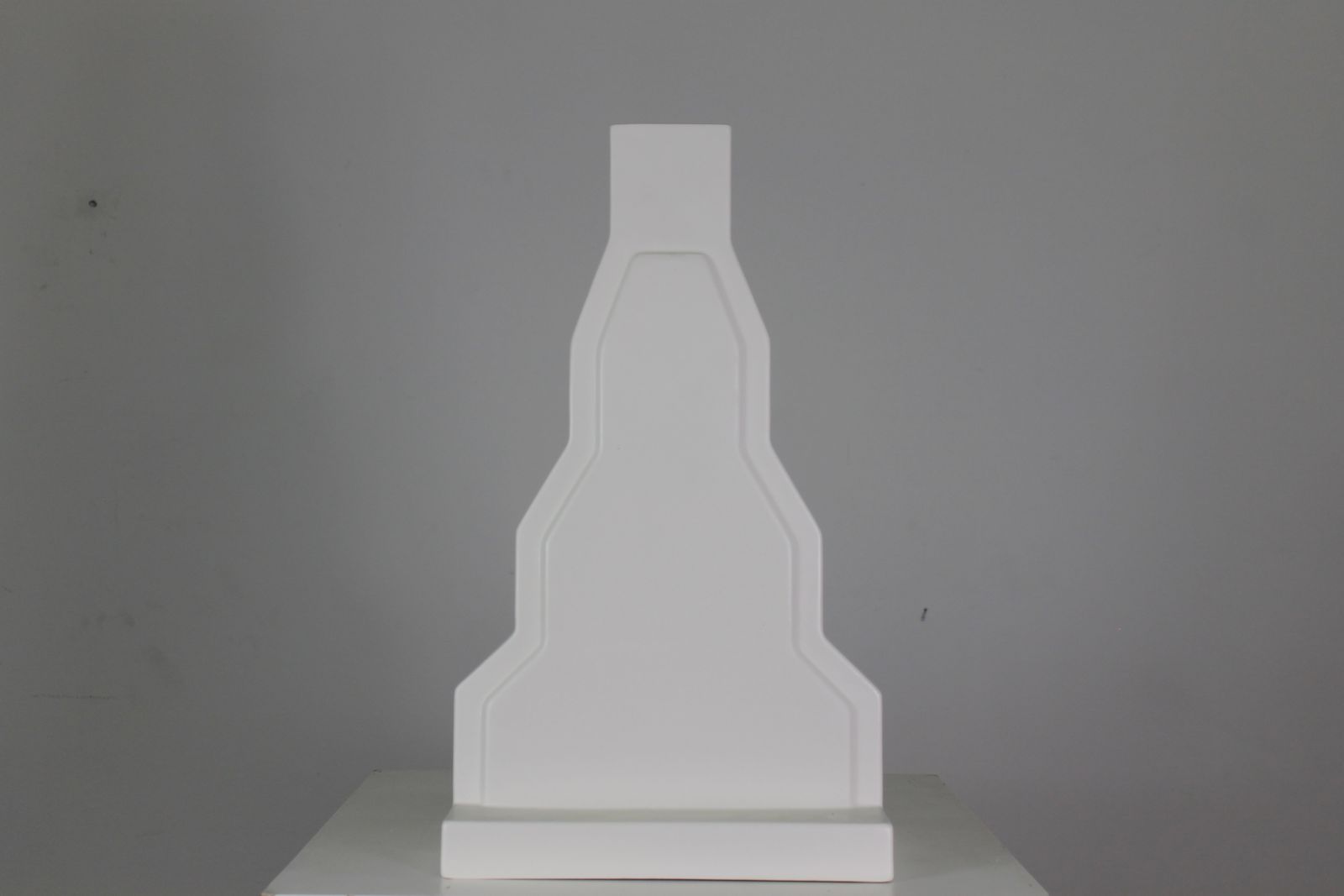 Ettore Sottsass Y23 Vase In White Enameled Ceramic Yantra Series Poltronova 70s photo Home Decor