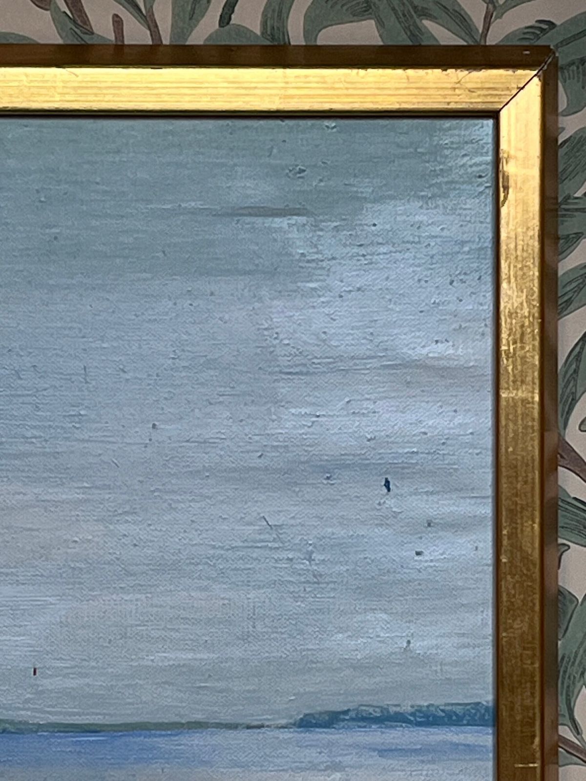 Seaside Meadow, 1977, Swedish Artist Stig Petrone, Oil Painting On Board photo buy