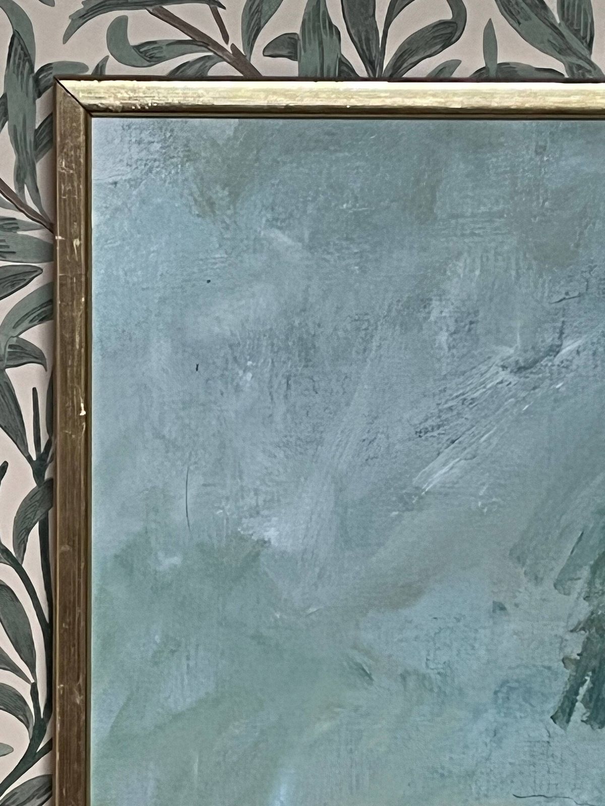 Semi Abstract Landscape, 1982, Swedish Artist Sven Björk,  Oil On Stretched Canvas photo for sale
