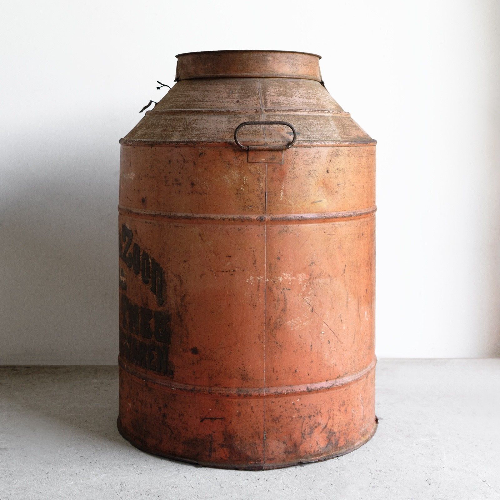 550.0 Very Large Antique Toleware Tea/Coffee Canister In Original Paint, Dutch, 20th C photo