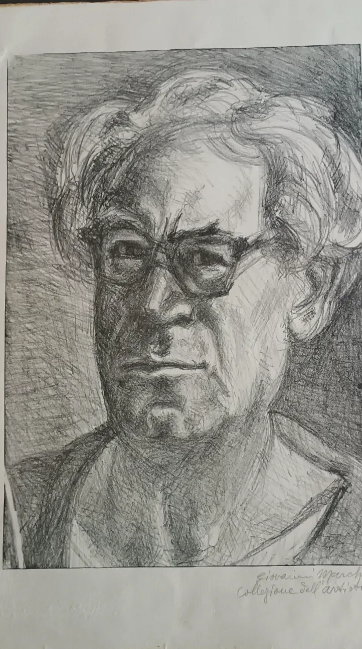 Portrait Drawing Of Erich Fromm  Giovanni March (Tunisi 1894  Livorno 1974) photo for sale
