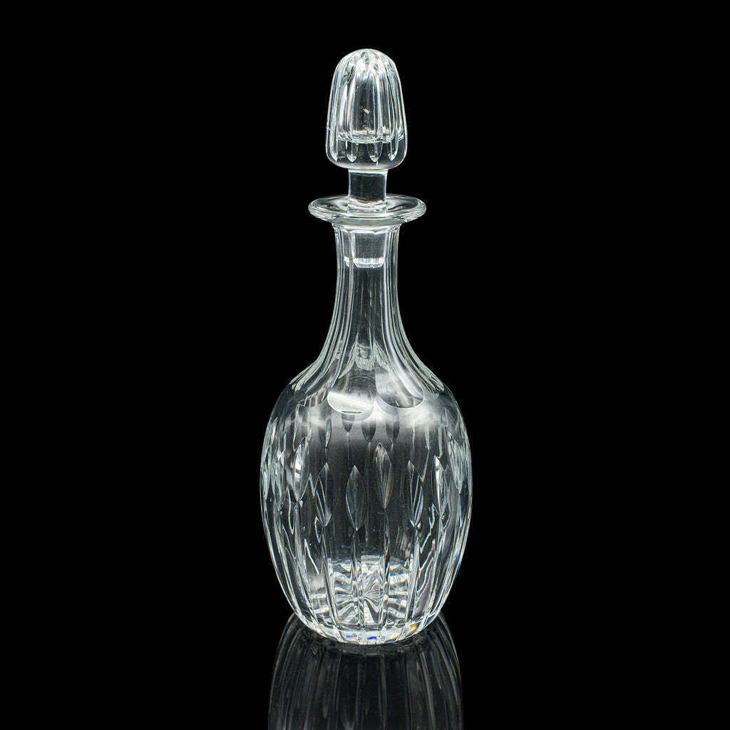 Vintage Port Decanter, English, Cut Glass, Liqueur, Spirit Vessel, Circa 1950