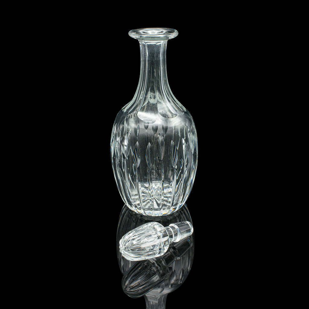 Vintage Port Decanter, English, Cut Glass, Liqueur, Spirit Vessel, Circa 1950 photo furniture