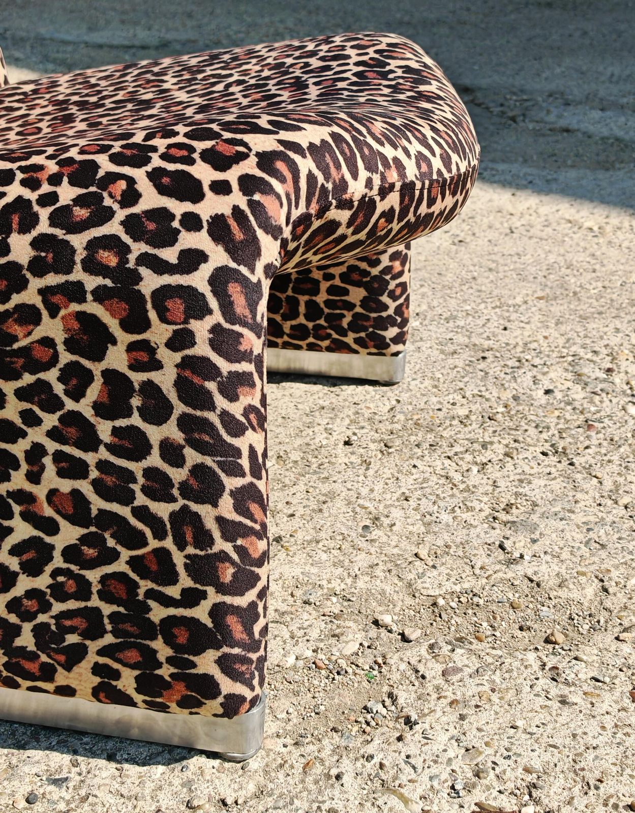Iconic Alky Chair Designed By Giancarlo Piretti For Artifort In Leopard Print photo 2000.0