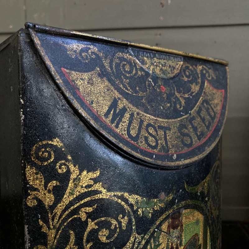 Antique Toleware Spice Tins, 1800s photo furniture