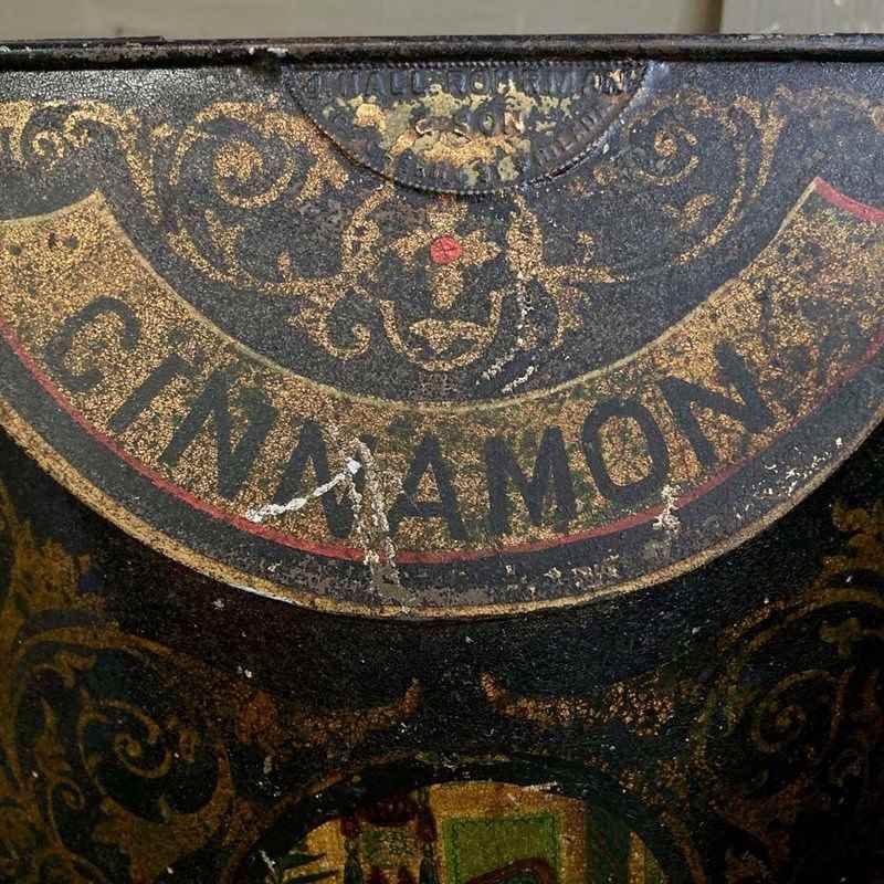 Antique Toleware Spice Tins, 1800s photo 875.0