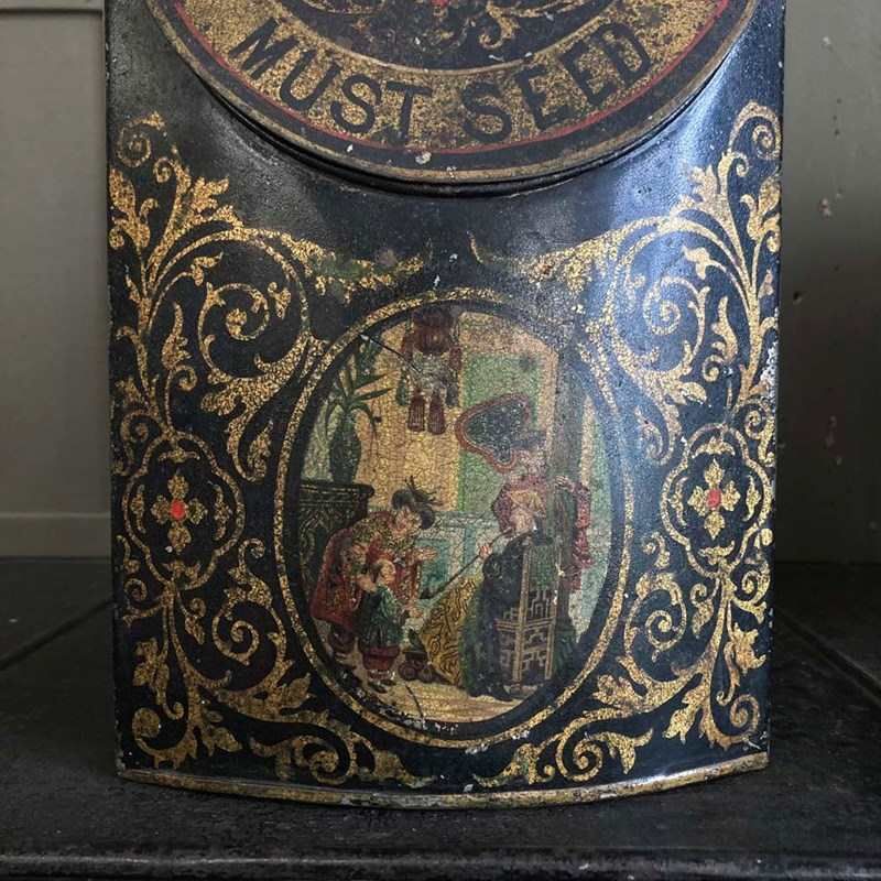 Antique Toleware Spice Tins, 1800s photo buy