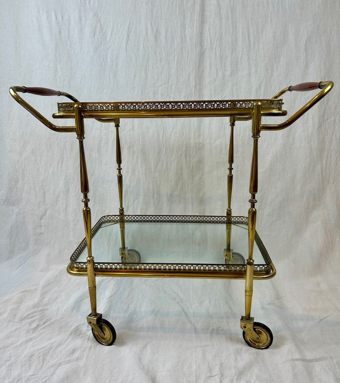 725.0 Mid Century Italian Bar Cart photo