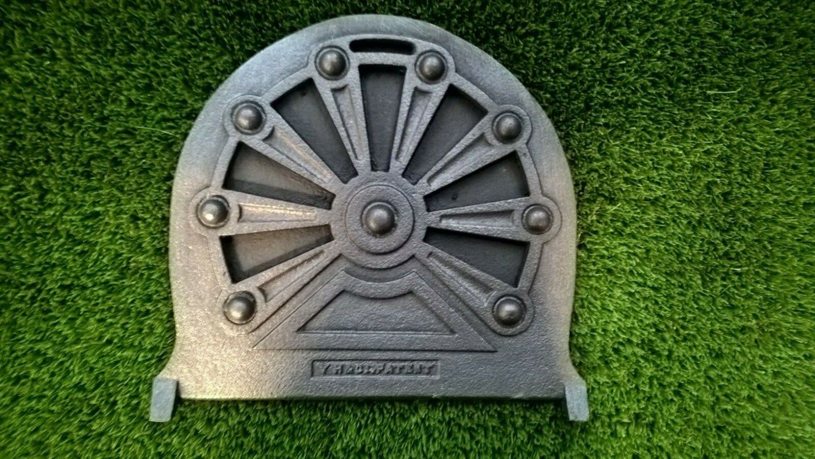 Unusual Original Cast Iron Chimney Damper Soot Flap