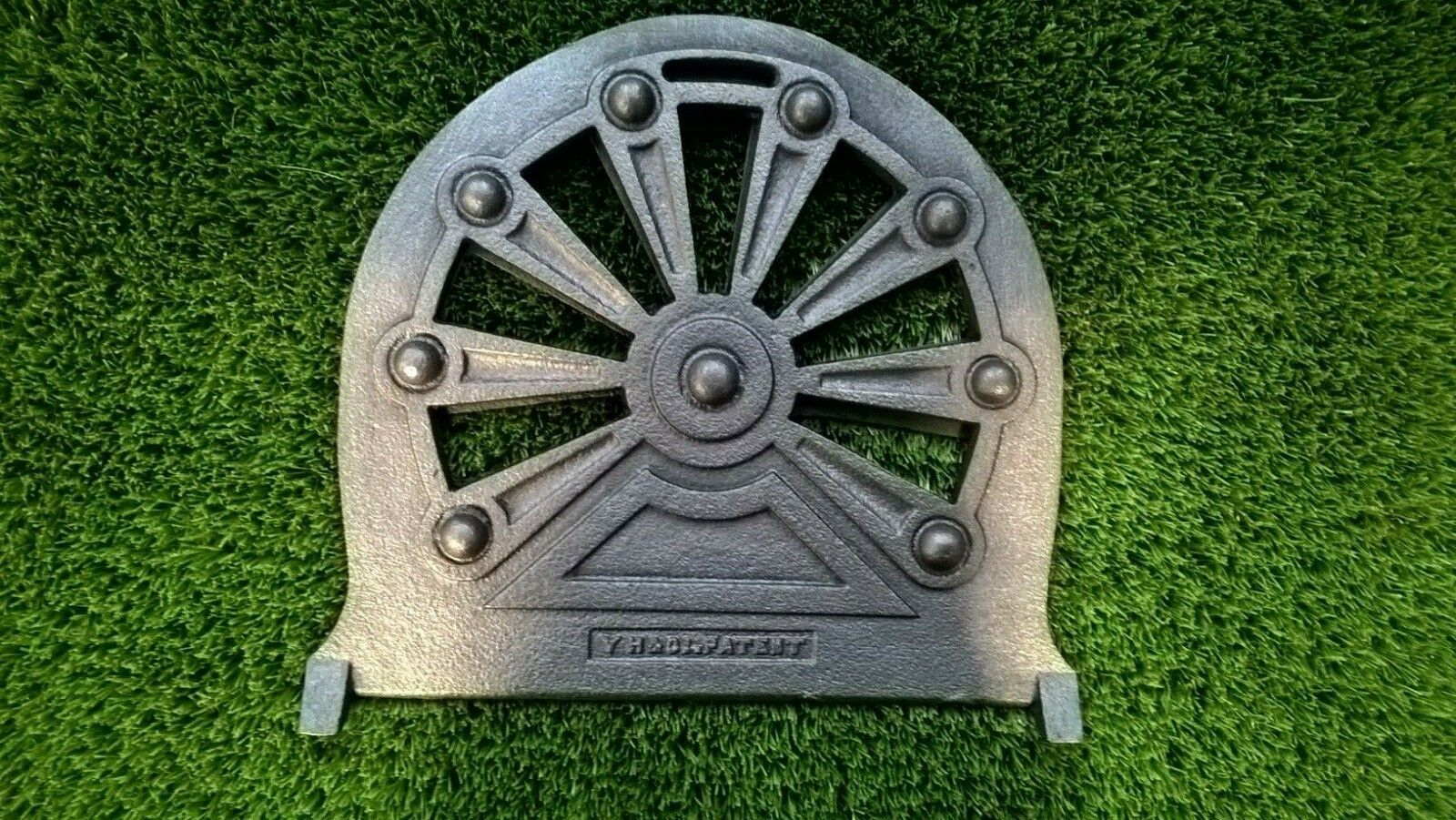 Unusual Original Cast Iron Chimney Damper Soot Flap photo furniture
