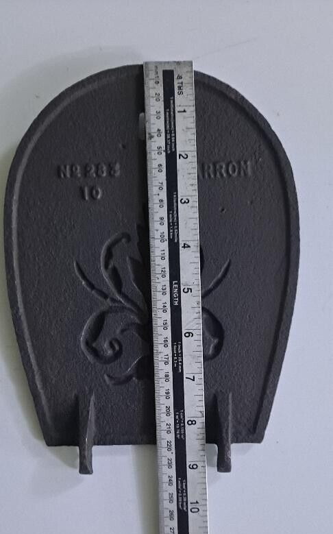 Cast Iron Soot Flap Damper Plate Original Arched Damper Choke Plate Item Dam003 photo 110.0