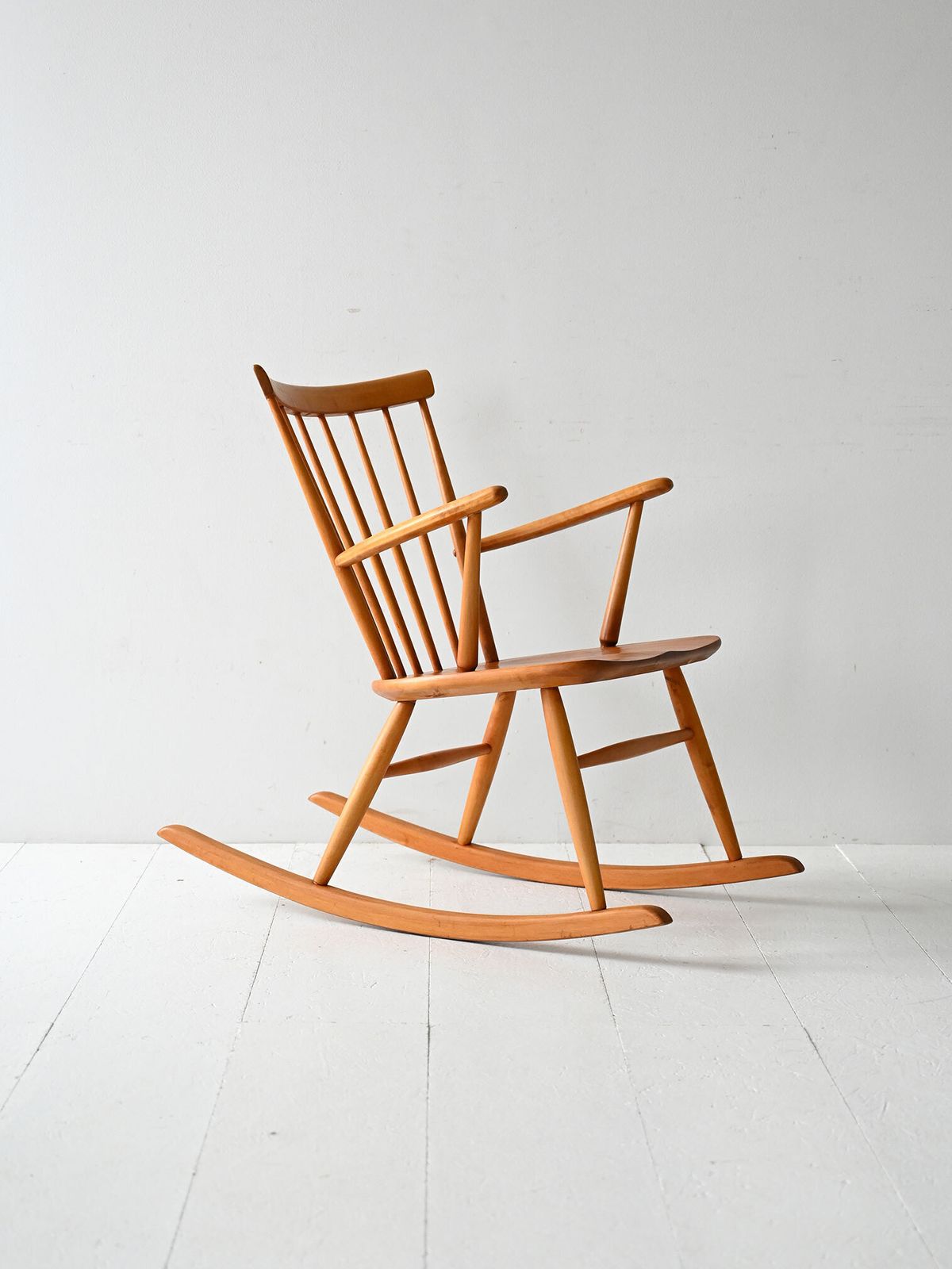 Scandinavian Rocking Chair From The 1950s/60s In Beech And Teak photo furniture