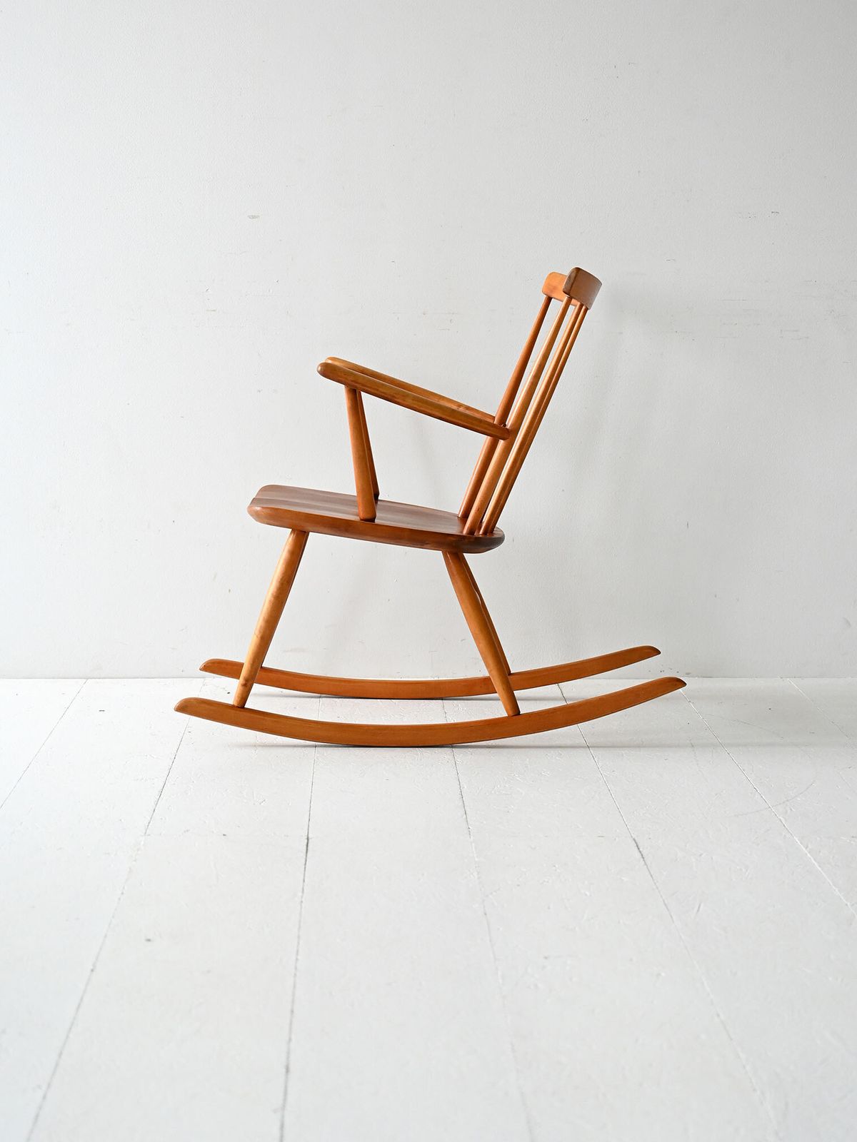 Scandinavian Rocking Chair From The 1950s/60s In Beech And Teak photo Furniture