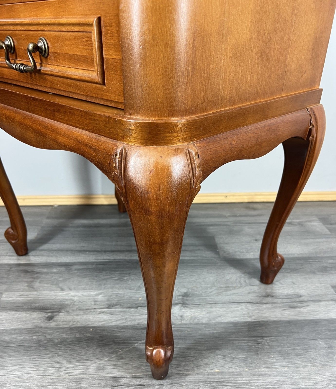 Pair Of Bedside Tables Vintage French Louis XVI Nightstands Cabinets Lot 4248 photo buy