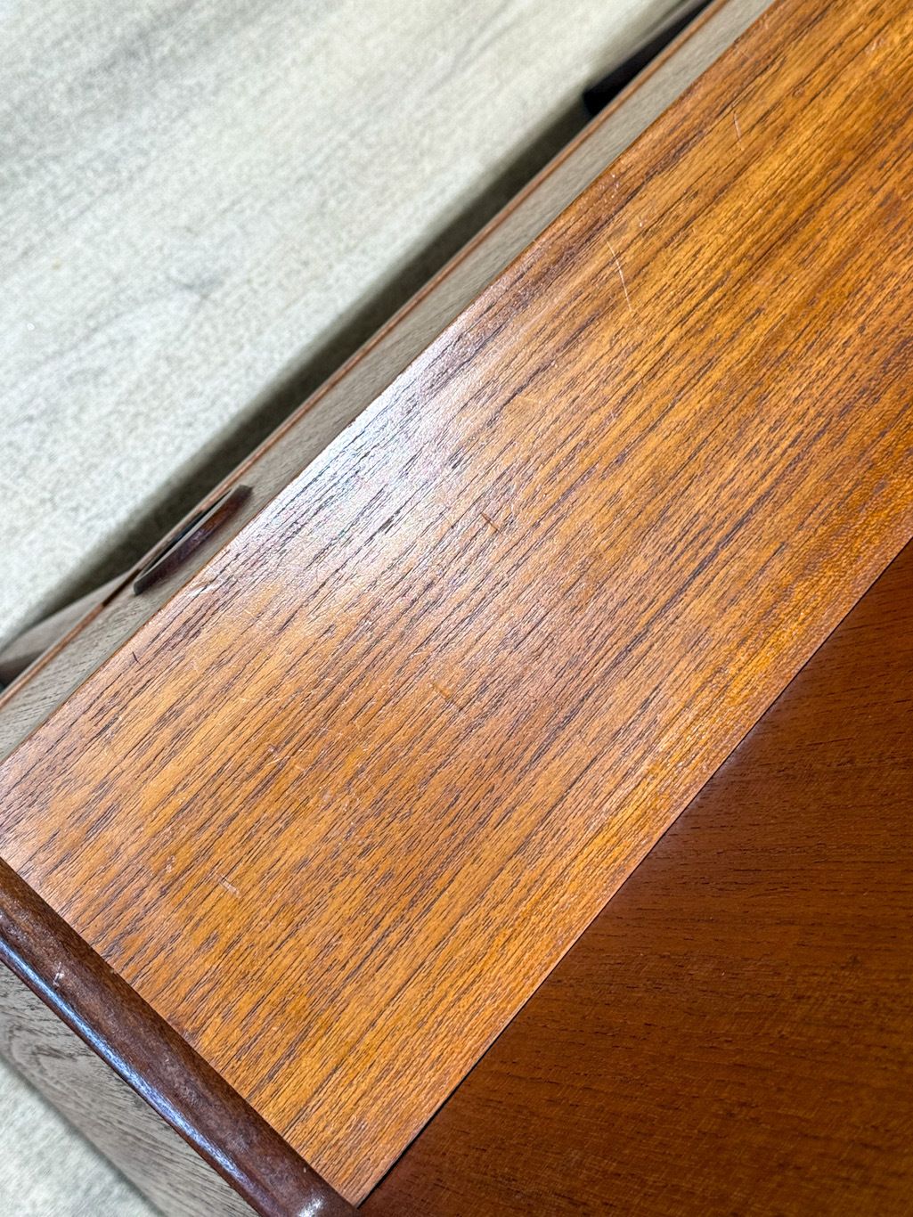 Tall Teak Bedside Cabinet By Turnidge Of London photo Furniture