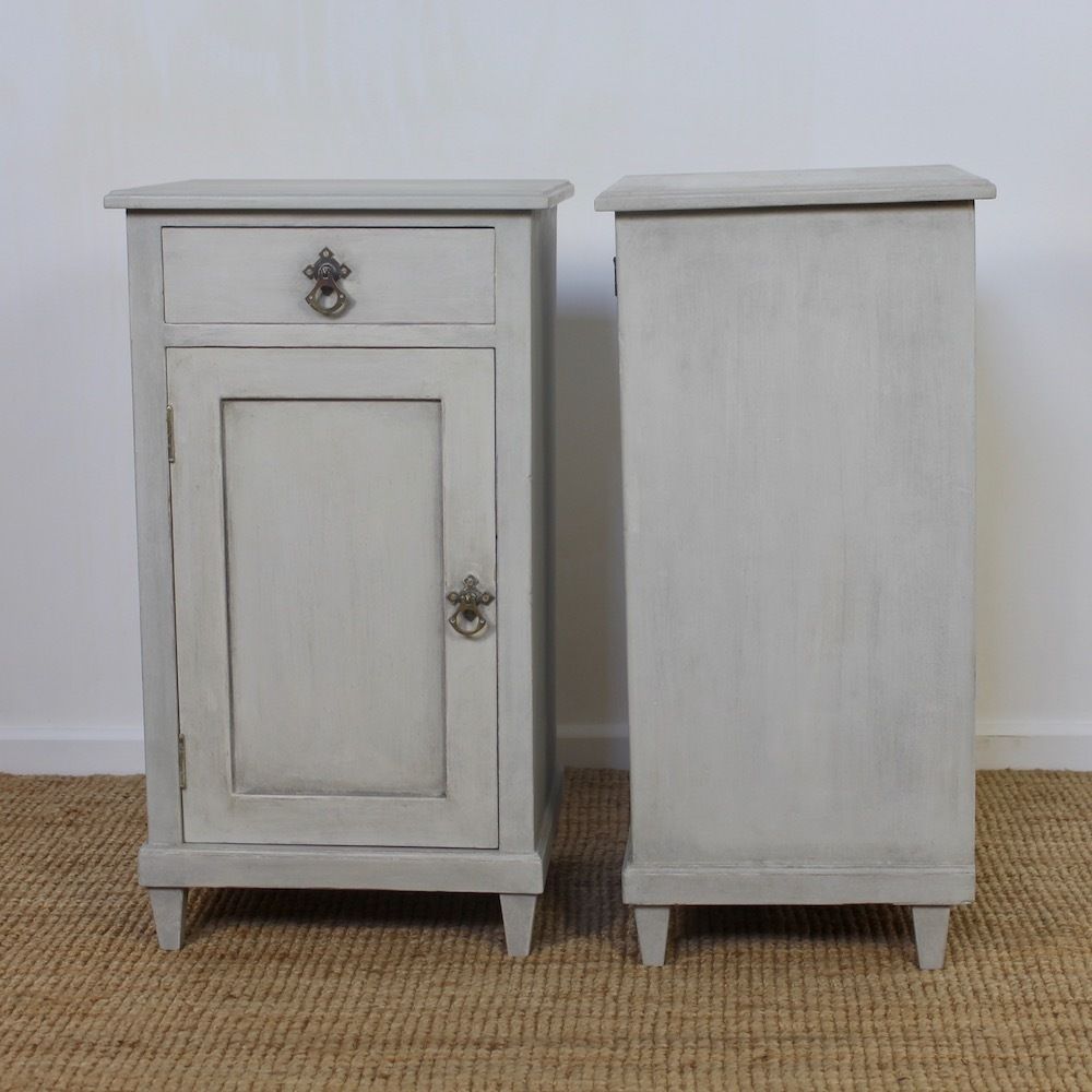 photo for sale Pair Of Continental Bedside Cabinets