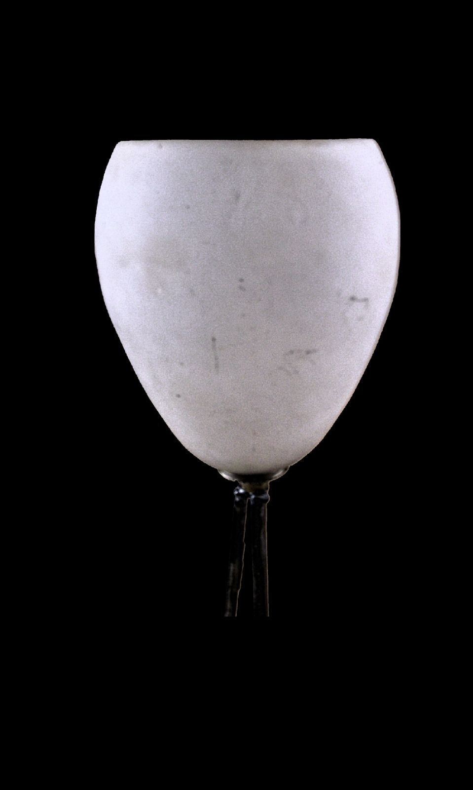 Art Deco Lamp 33cm Tall Pate De Verre Shade Signed Degue France 1920s photo vinterior
