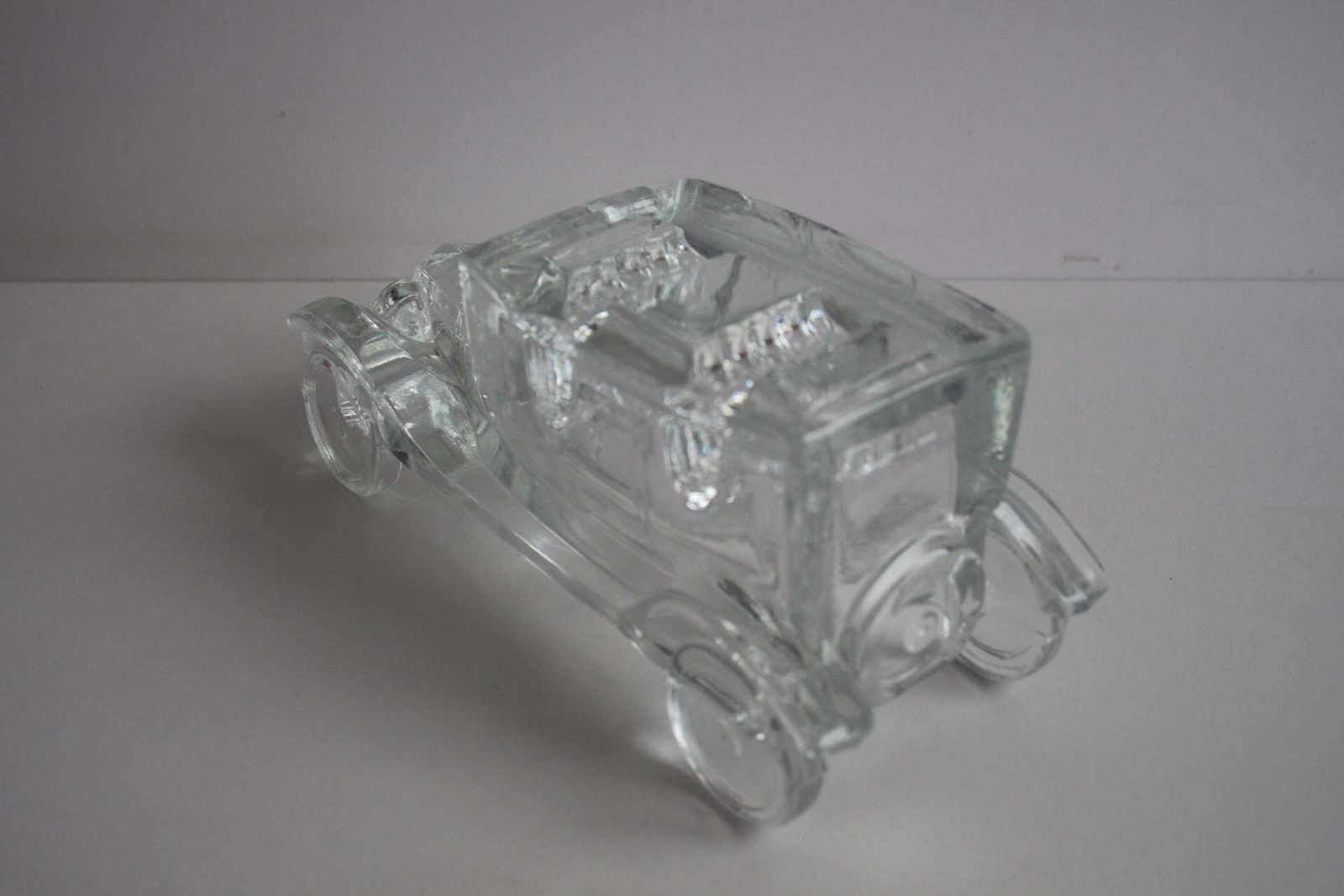 Art Deco Unique Antique Glass Paperweight, Tatra 11, Circa 1920s. photo Home Decor