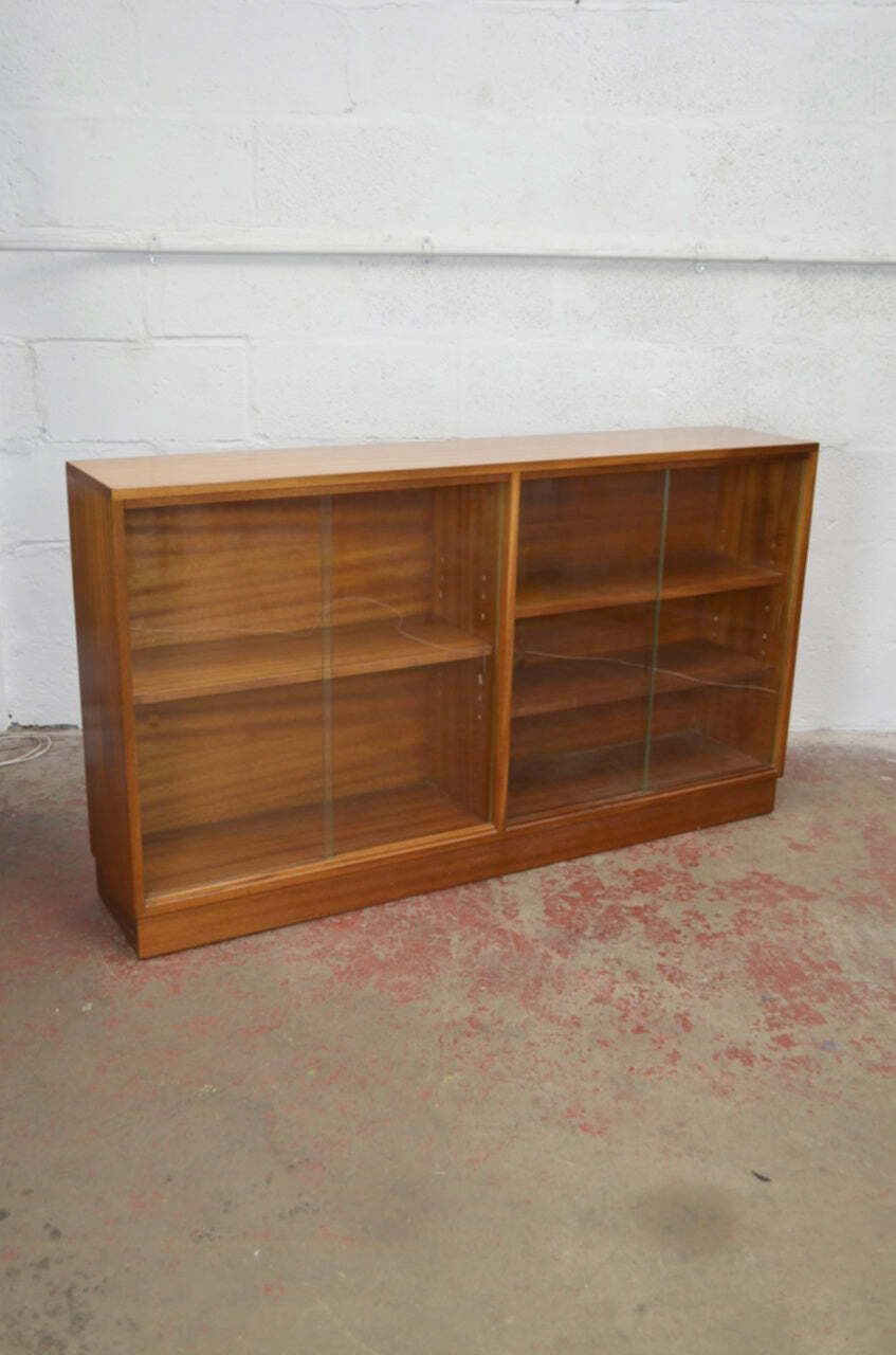 Vintage Teak Morris Of Glasgow Bookcase photo furniture