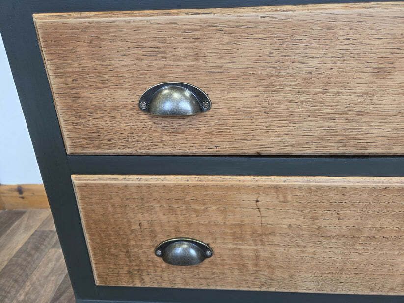 Mid Century Solid Chest Of Drawers photo for sale