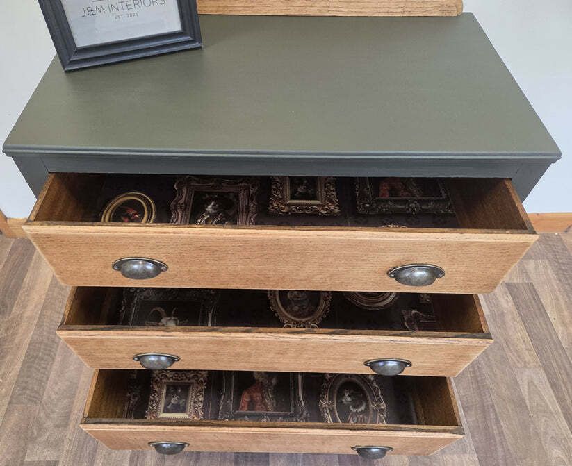 Mid Century Solid Chest Of Drawers photo Furniture