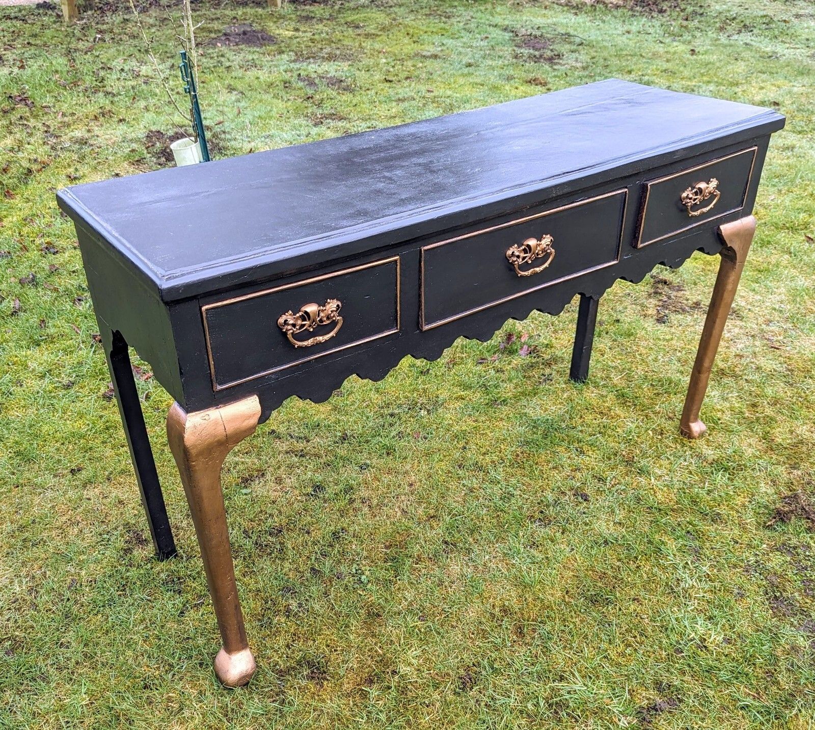18th Century Georgian Painted Console Cabriole Supports Delivery Available 0244. photo 287.0