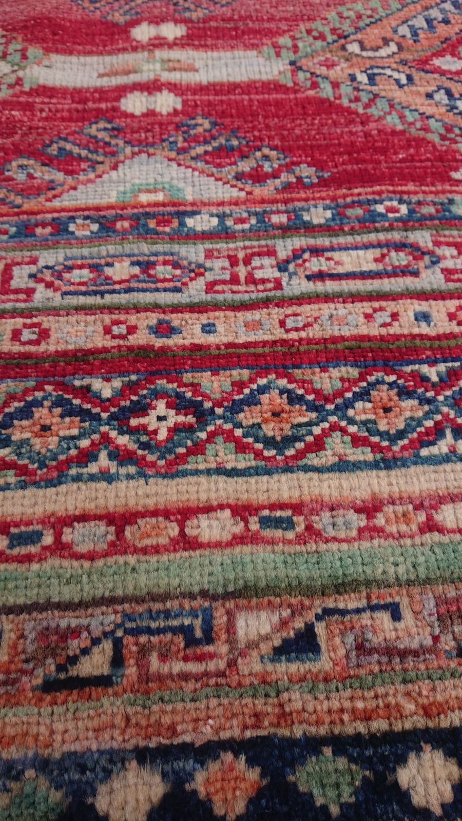2x3 Colorful Khorjin Afghan Tribal Hand Knotted Rug photo vintage
