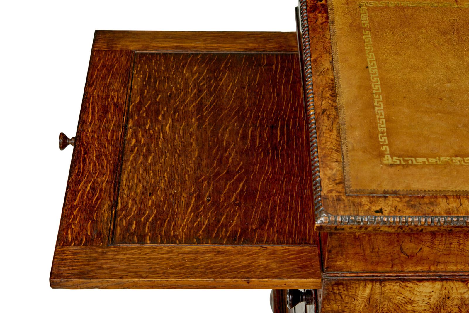Mid 19th Century Pollard Oak Davenport Desk photo for sale