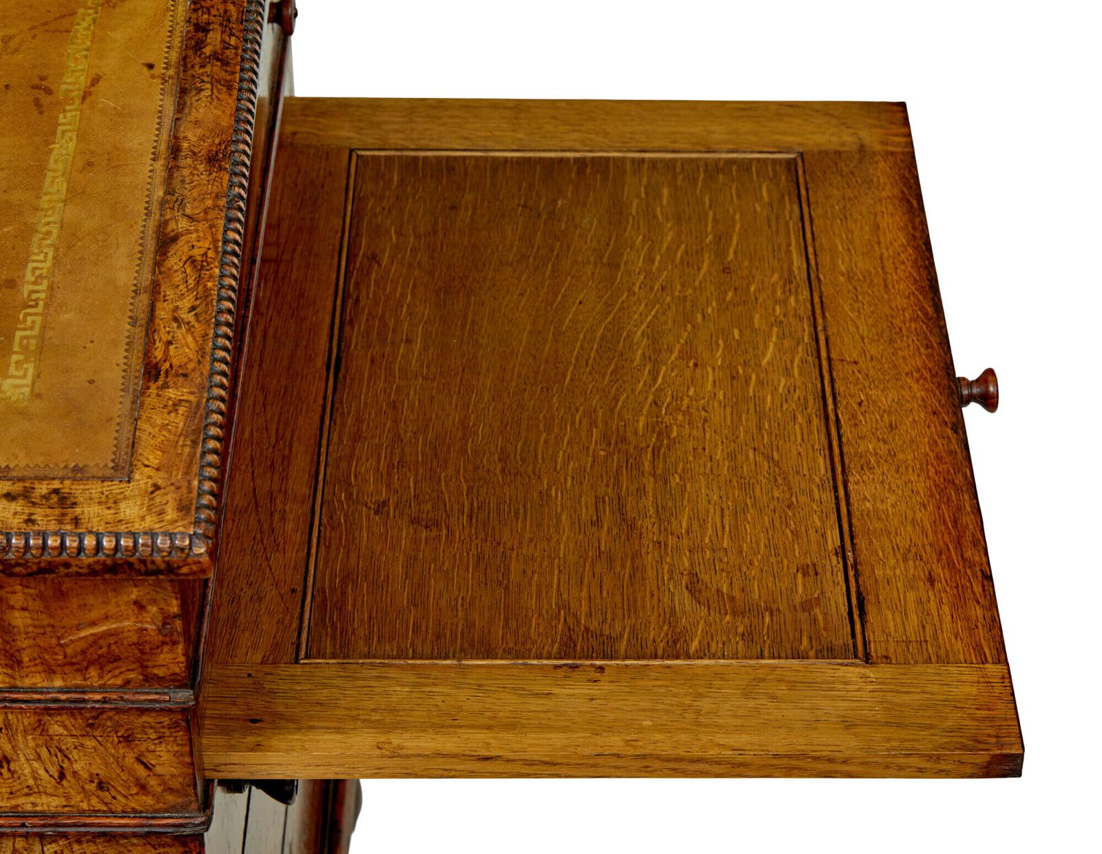 Mid 19th Century Pollard Oak Davenport Desk photo Furniture