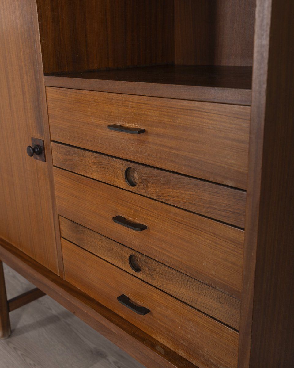 Vintage Wooden Highboard From Barovero, 1960s photo 2548.0