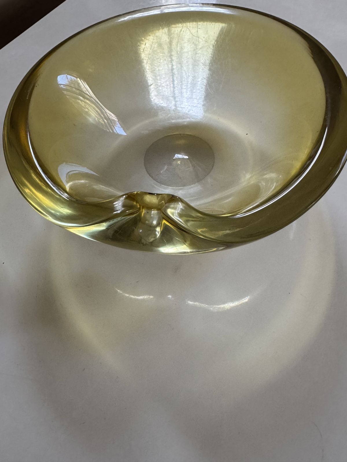Murano Glass Dish/  Ashtray By Flavio Poli, Italy, 1960s/1970s