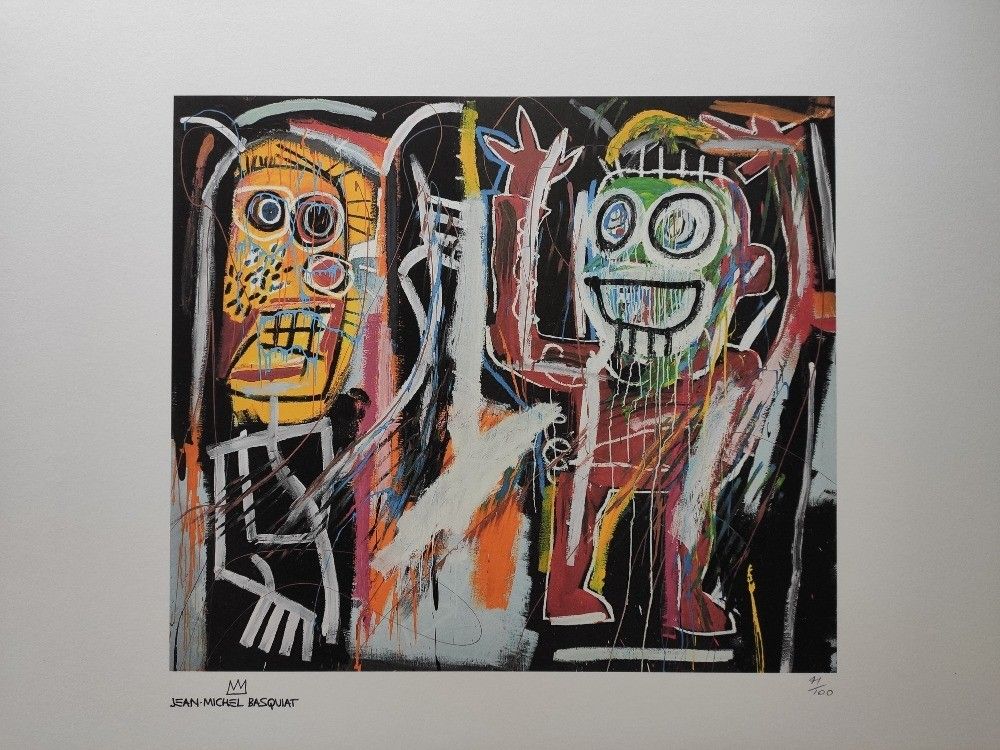 Jean Michele Basquiat Dustheads Zertifikat photo furniture