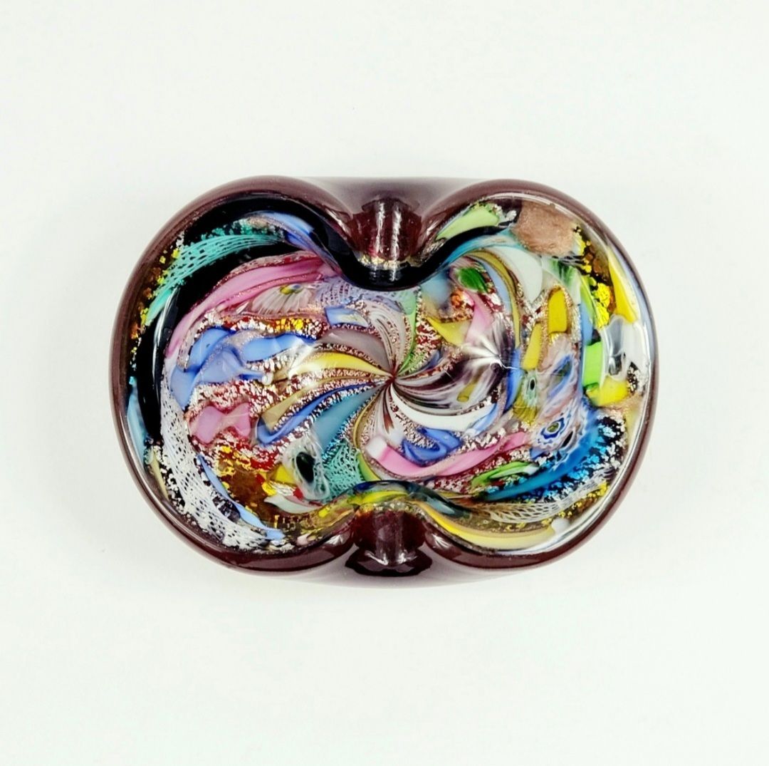 Mid Century Murano Glass Bowl From The 'Tutti Frutti' Series By Dino Martens For Aureliano Toso, Italy, 1950s photo Home Decor