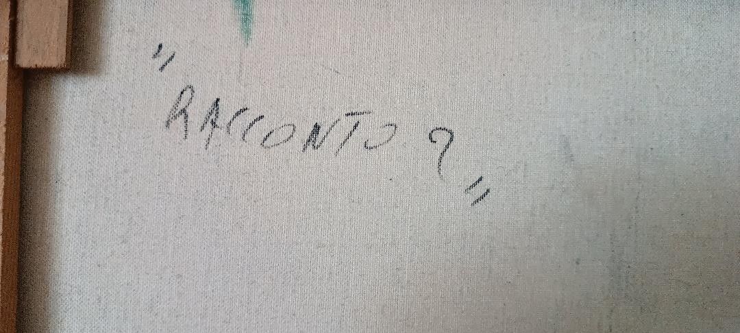 photo for sale Oil Painting On Canvas Figures 1979 Marcello Mori (Castelfiorentino 1925 2022)