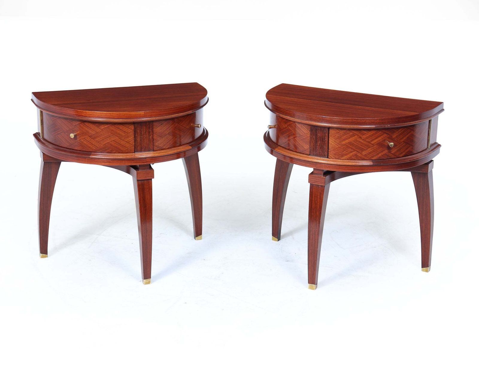 Pair Of French Art Deco Side Tables, C.1930s photo furniture