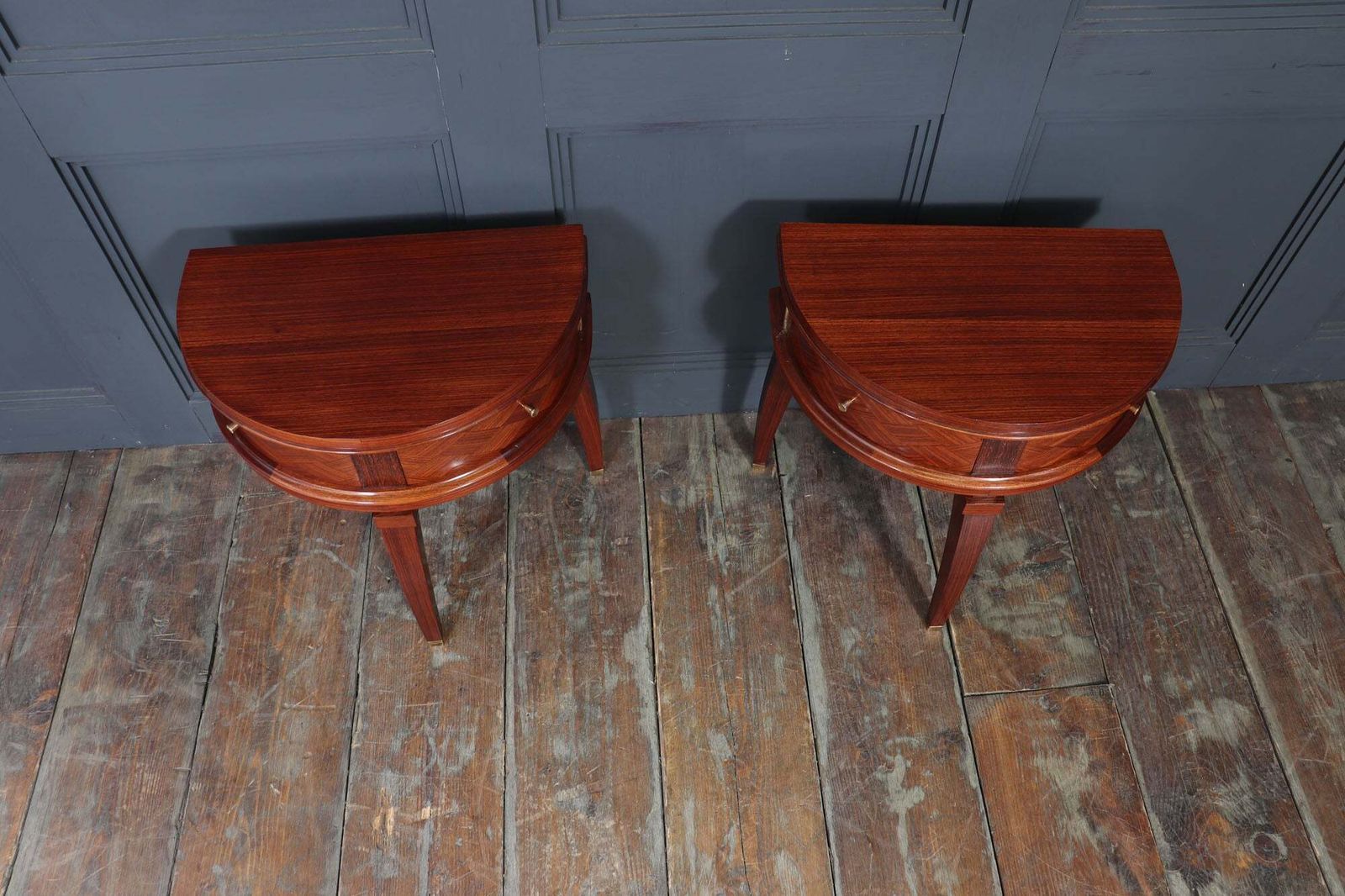 Pair Of French Art Deco Side Tables, C.1930s photo Furniture