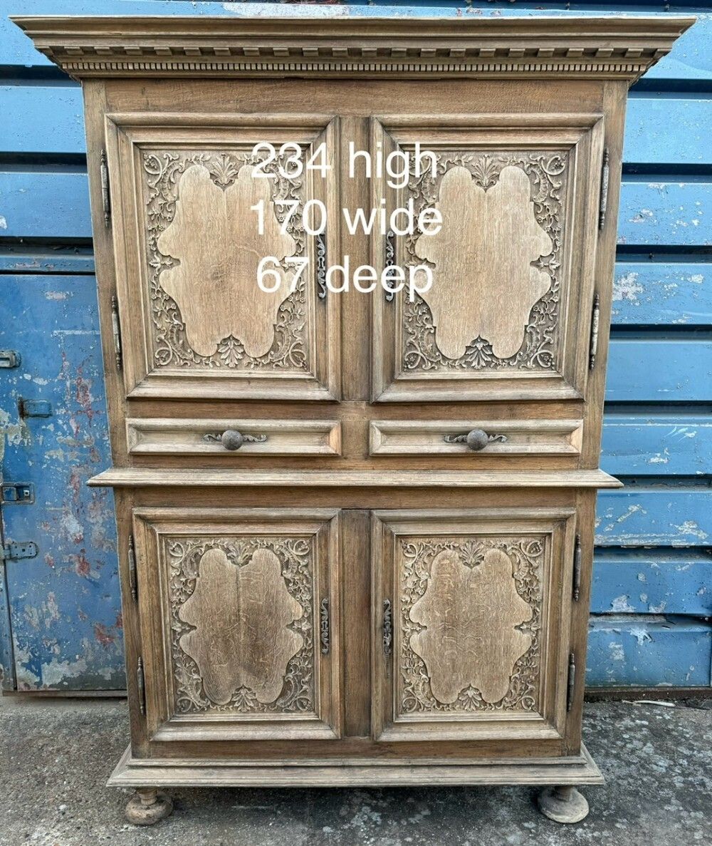 photo for sale 18th Century French Normandie Larder Cupboard