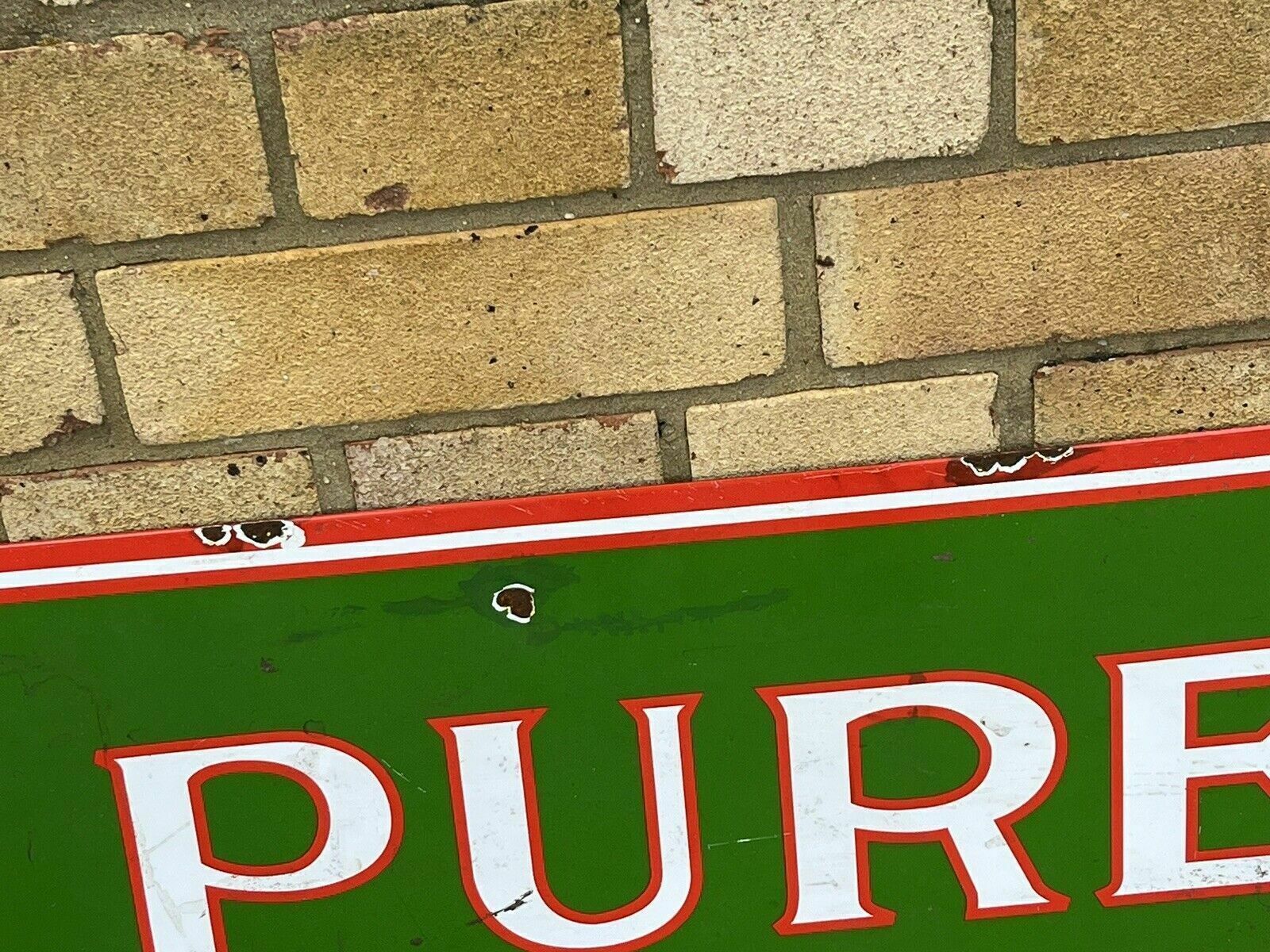 Drugstore Enamel Sign, Large In Size, Heavy And Good Quality. photo vinterior