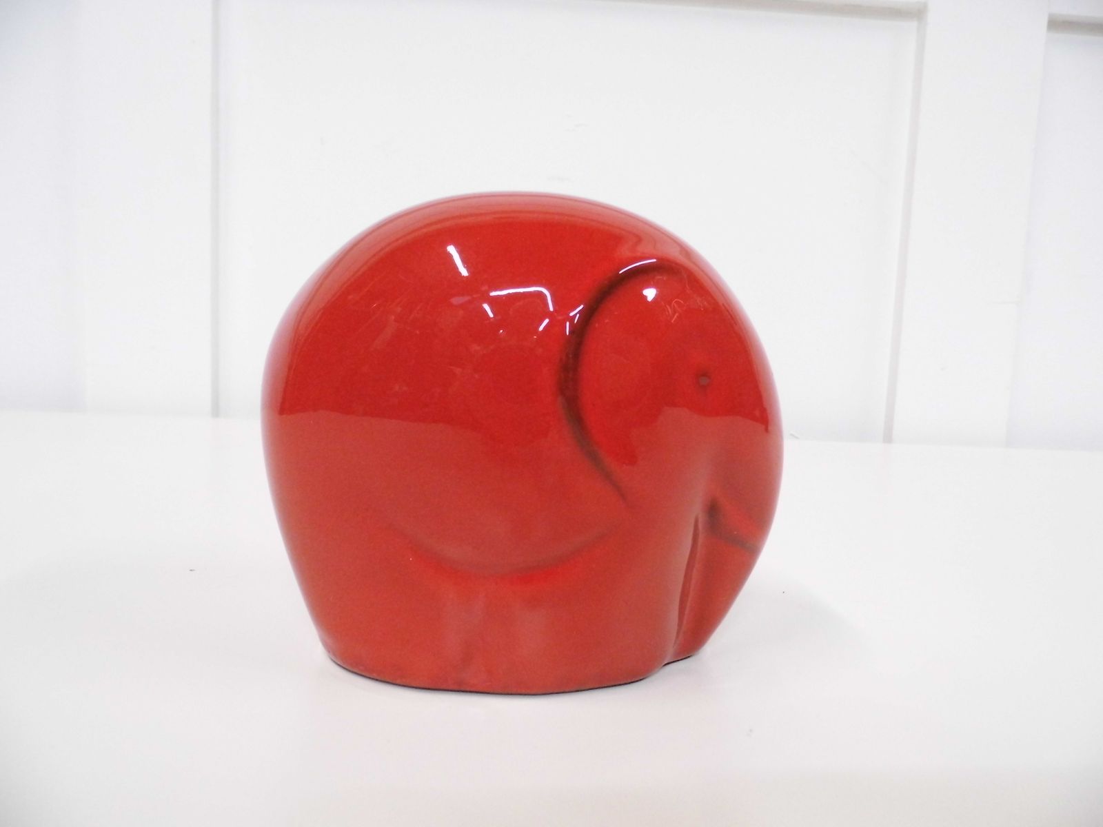 Vintage Ceramic Italian Elephant Money Box Ernestine Salerno Italy 1960s