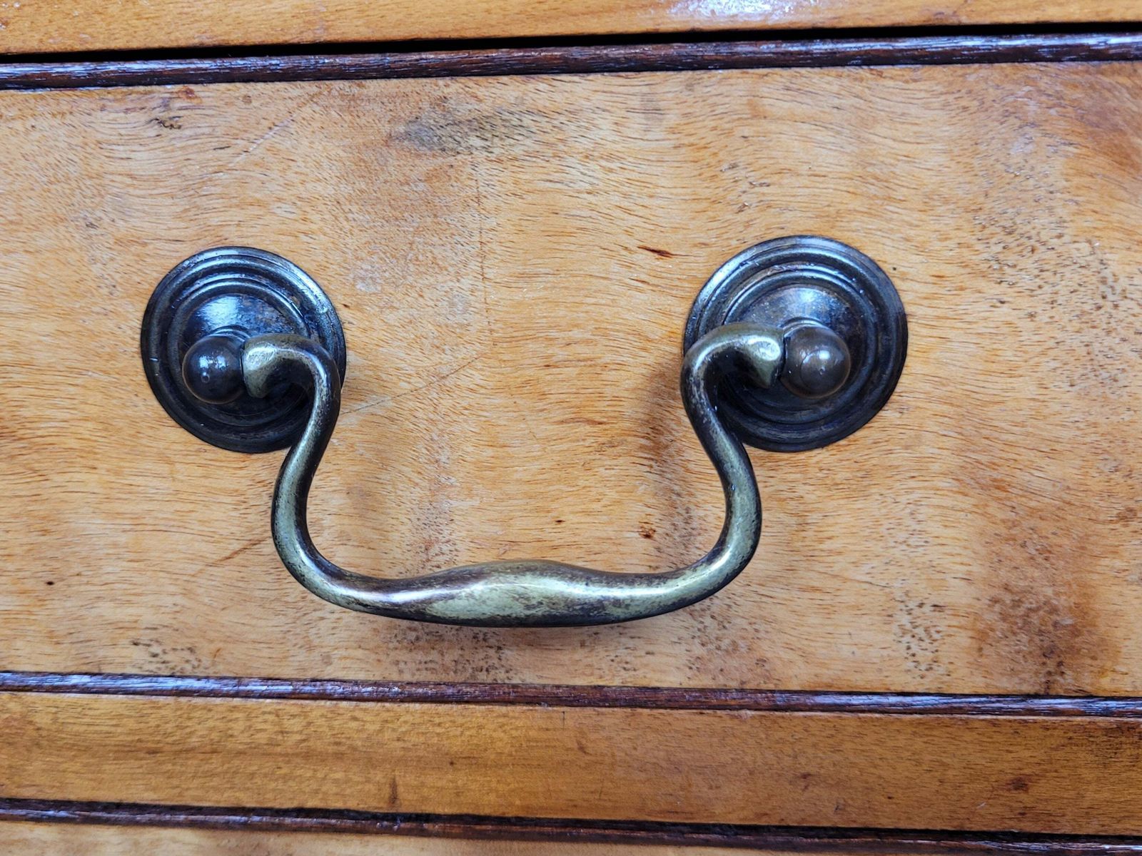 Vintage Chest Of Drawers 1950s Antique Style Drop Handles photo buy