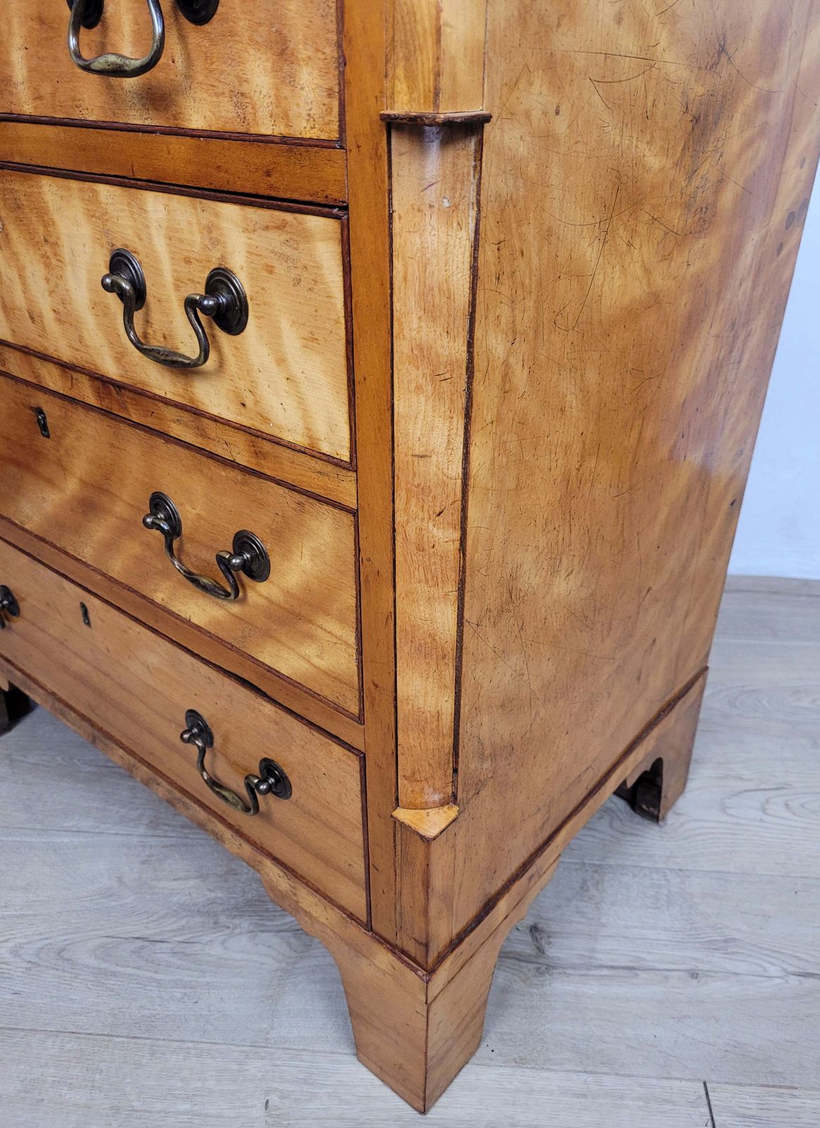 Vintage Chest Of Drawers 1950s Antique Style Drop Handles photo vintage