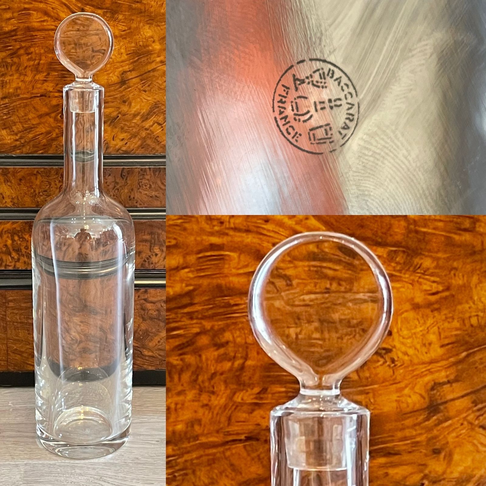 Baccarat Crystal Wine Decanter photo for sale