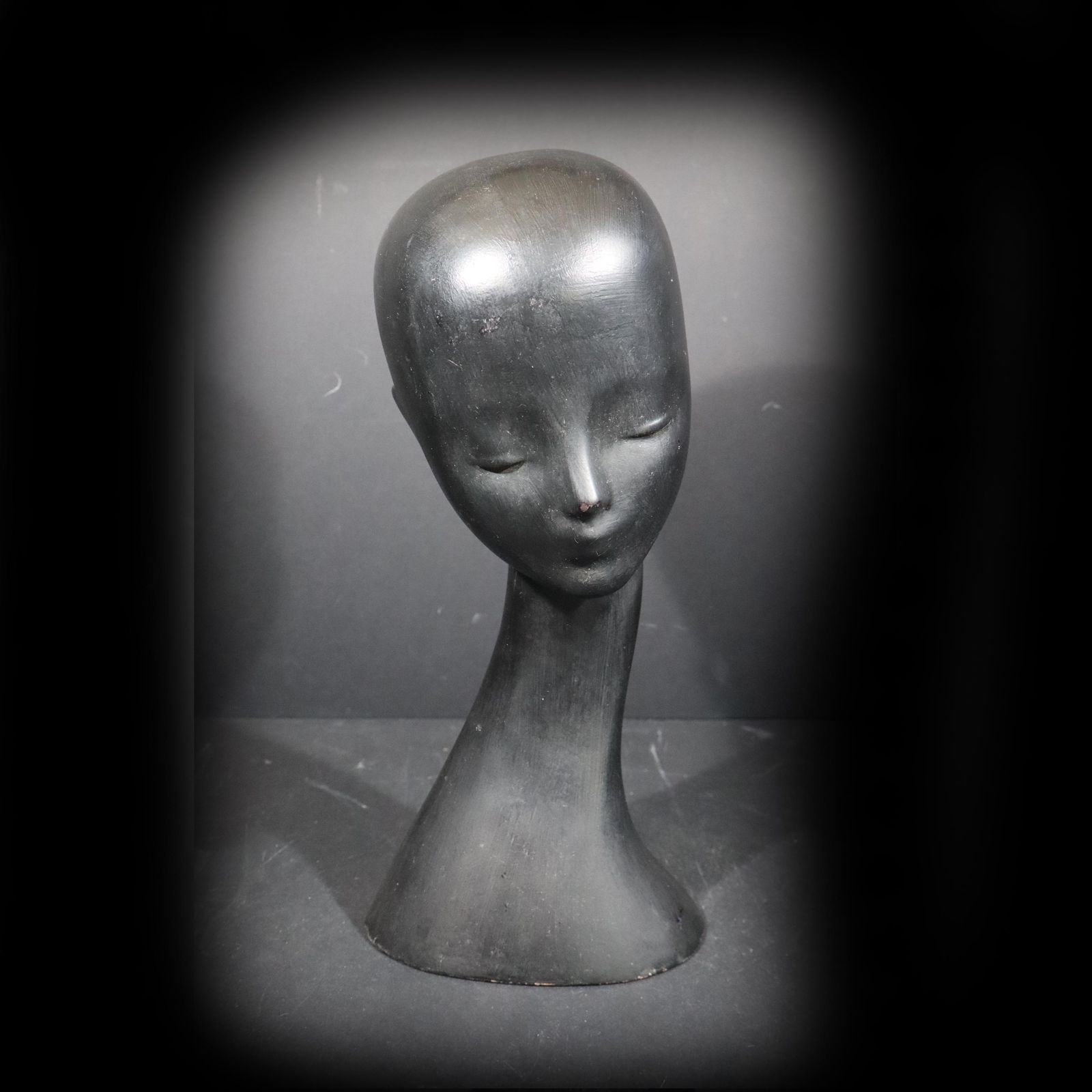 1950s French Mannequin Head Modern Resin Woman Bust By Camaflex Paris photo furniture