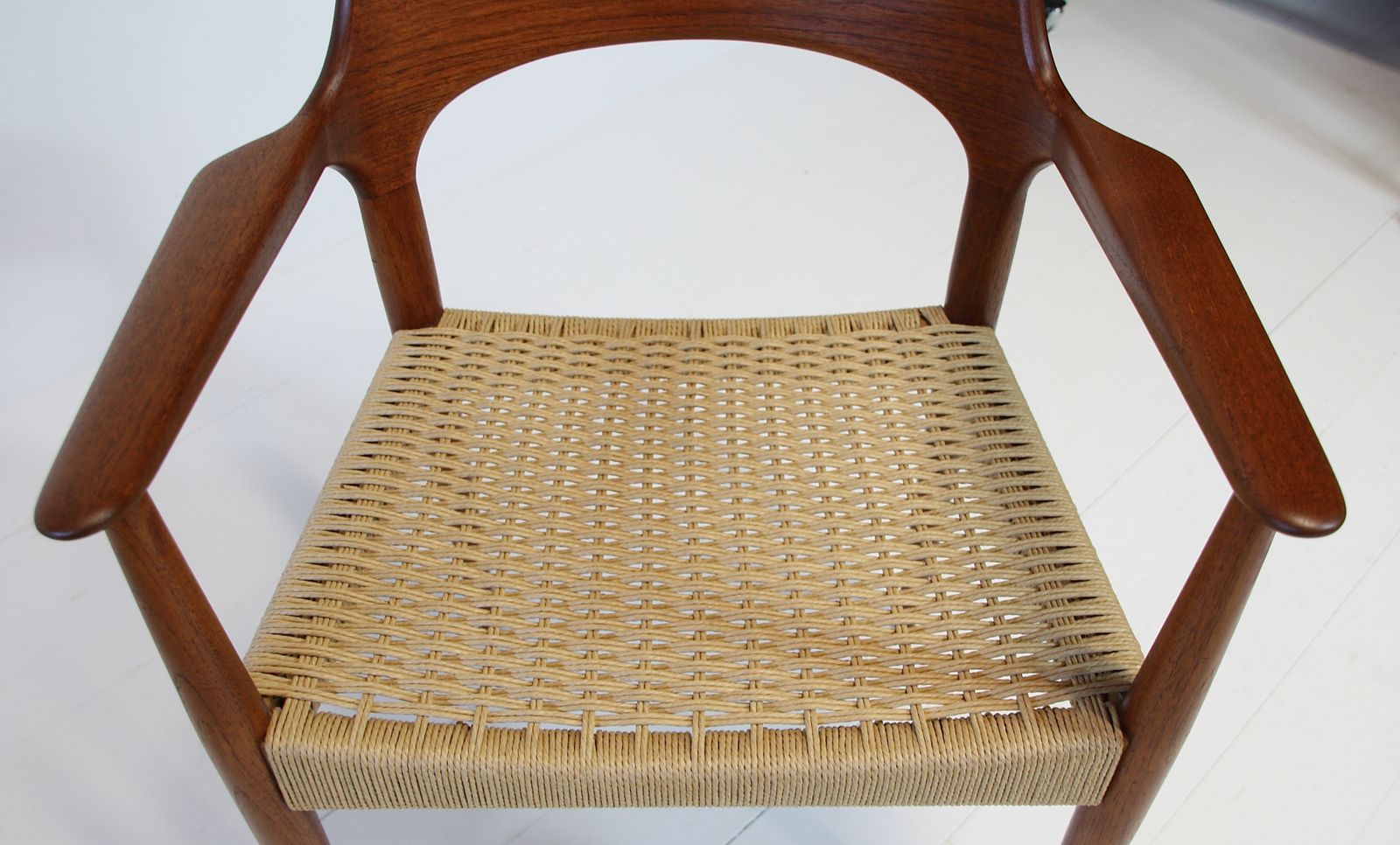 Vintage Danish Desk Chair By Arne Hovmand Olsen For Mogens Kold C.1960 photo for sale