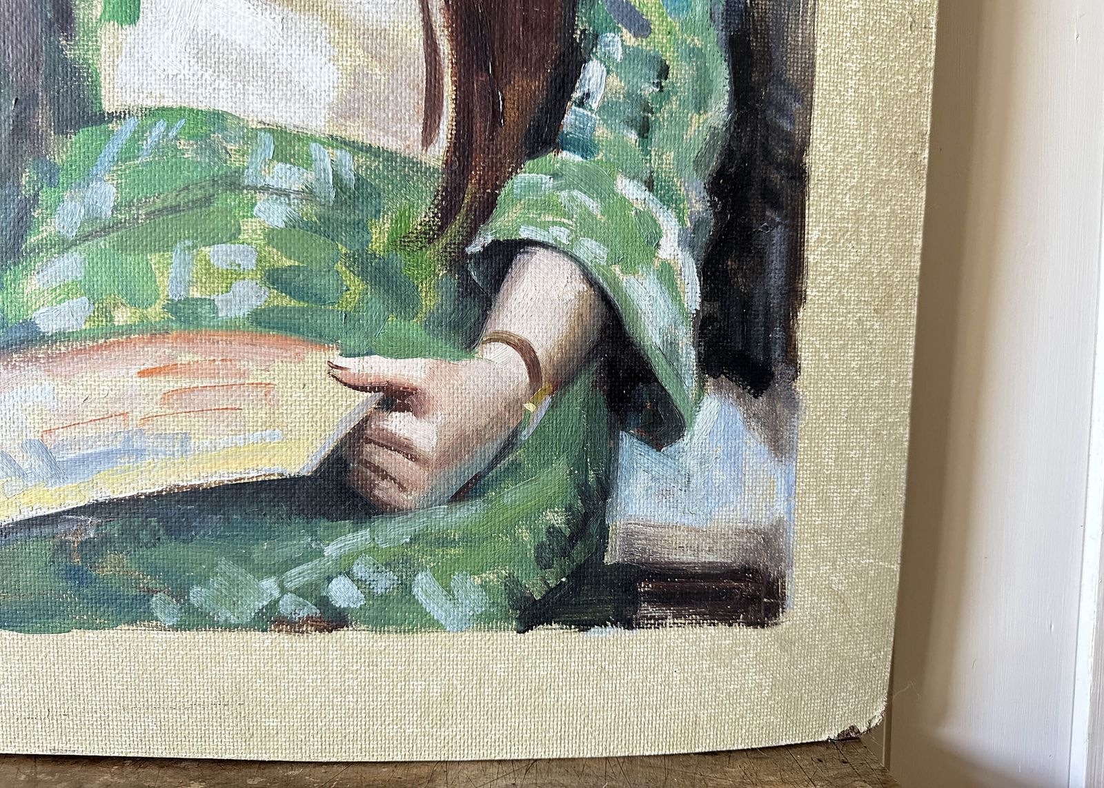 Young Girl Portrait Painting photo 75.0