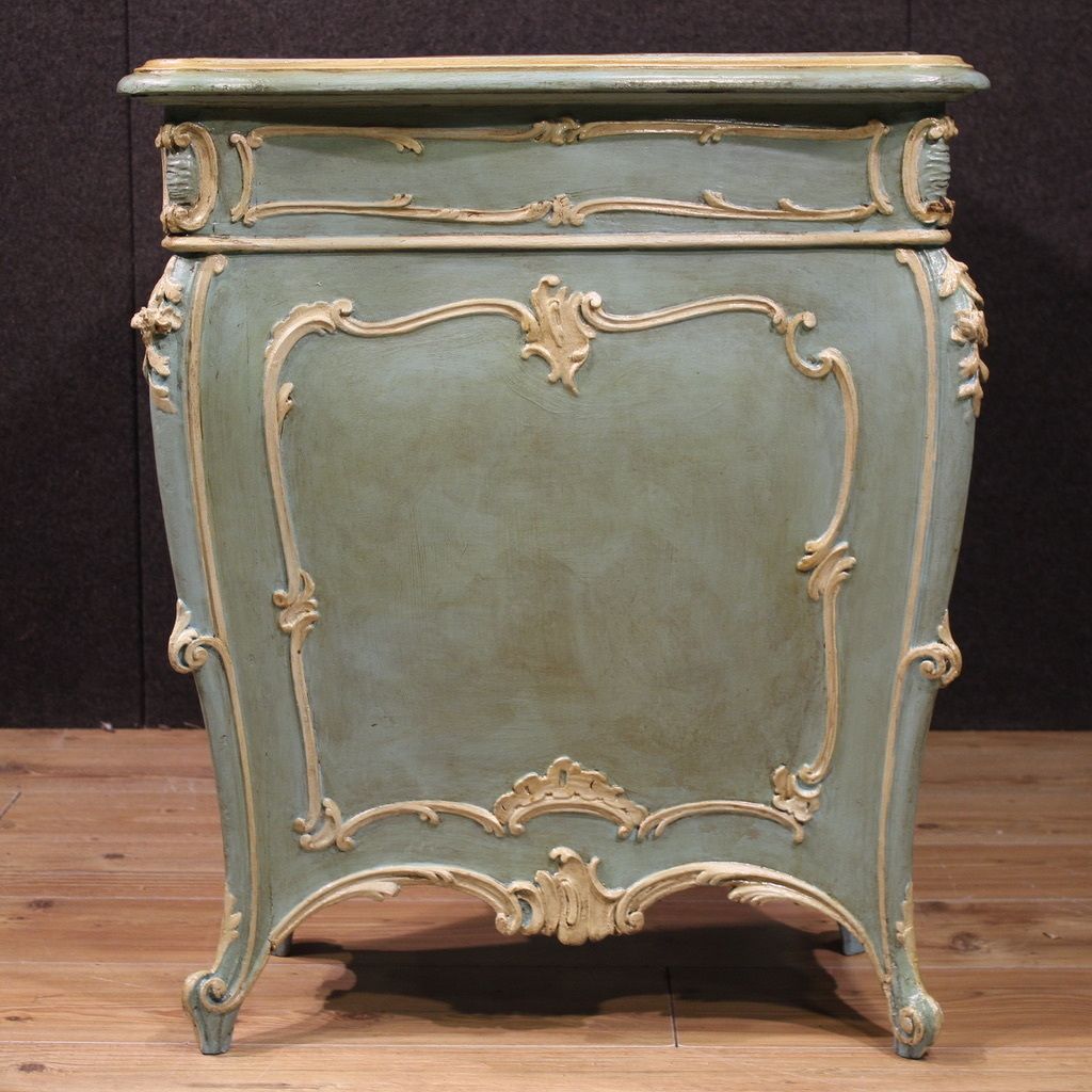 photo furniture Venetian Lacquered And Painted Writing Desk From The 20th Century