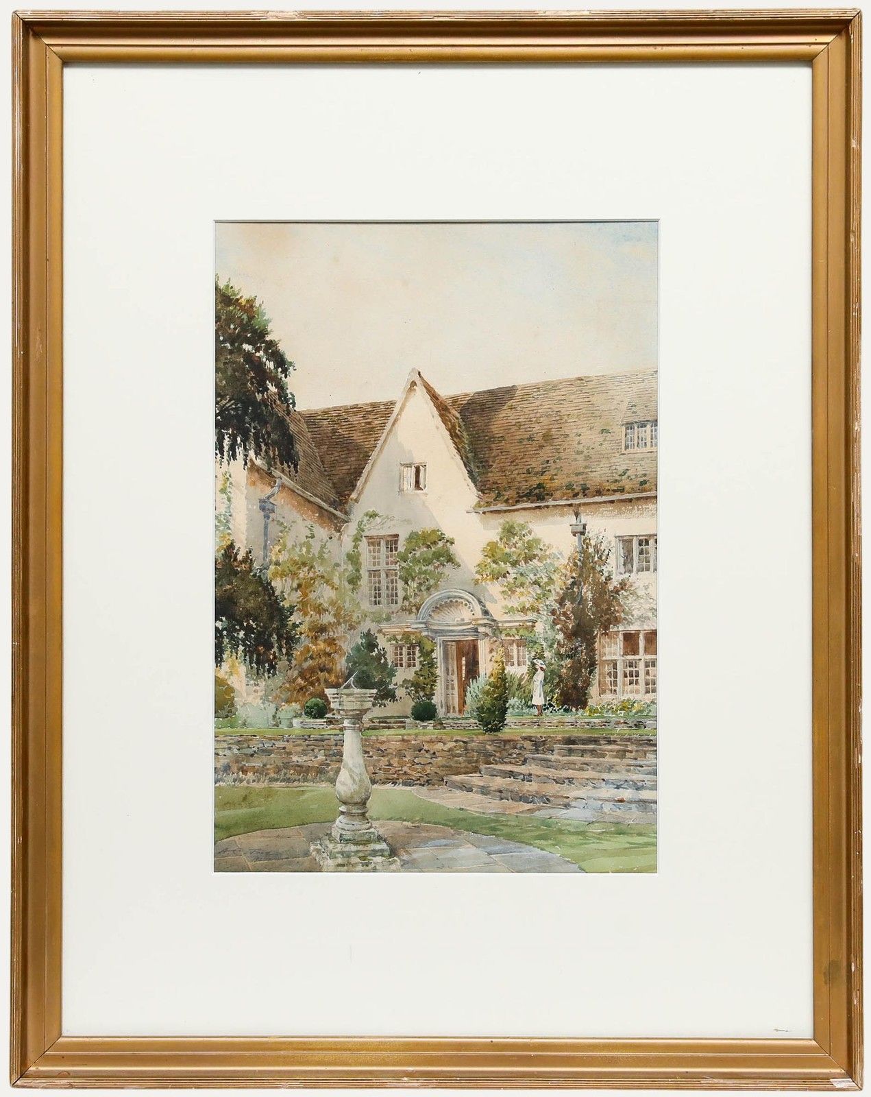 Arthur Cecil Fare (1876 1958) 1922 Watercolour, Heneage Court