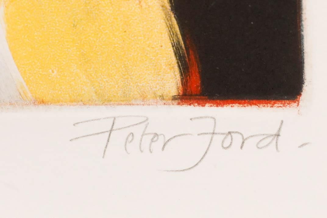 Peter Ford Re Rwa (B.1937) Framed 20th Century Monotype, Torso II photo vinterior
