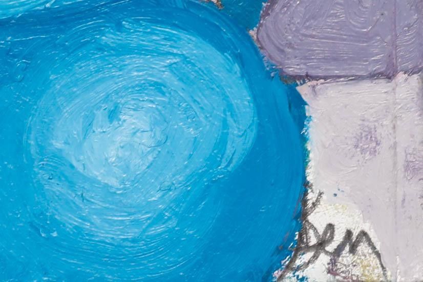 Ben Carrivick Contemporary Oil, Blue Jug photo 195.0