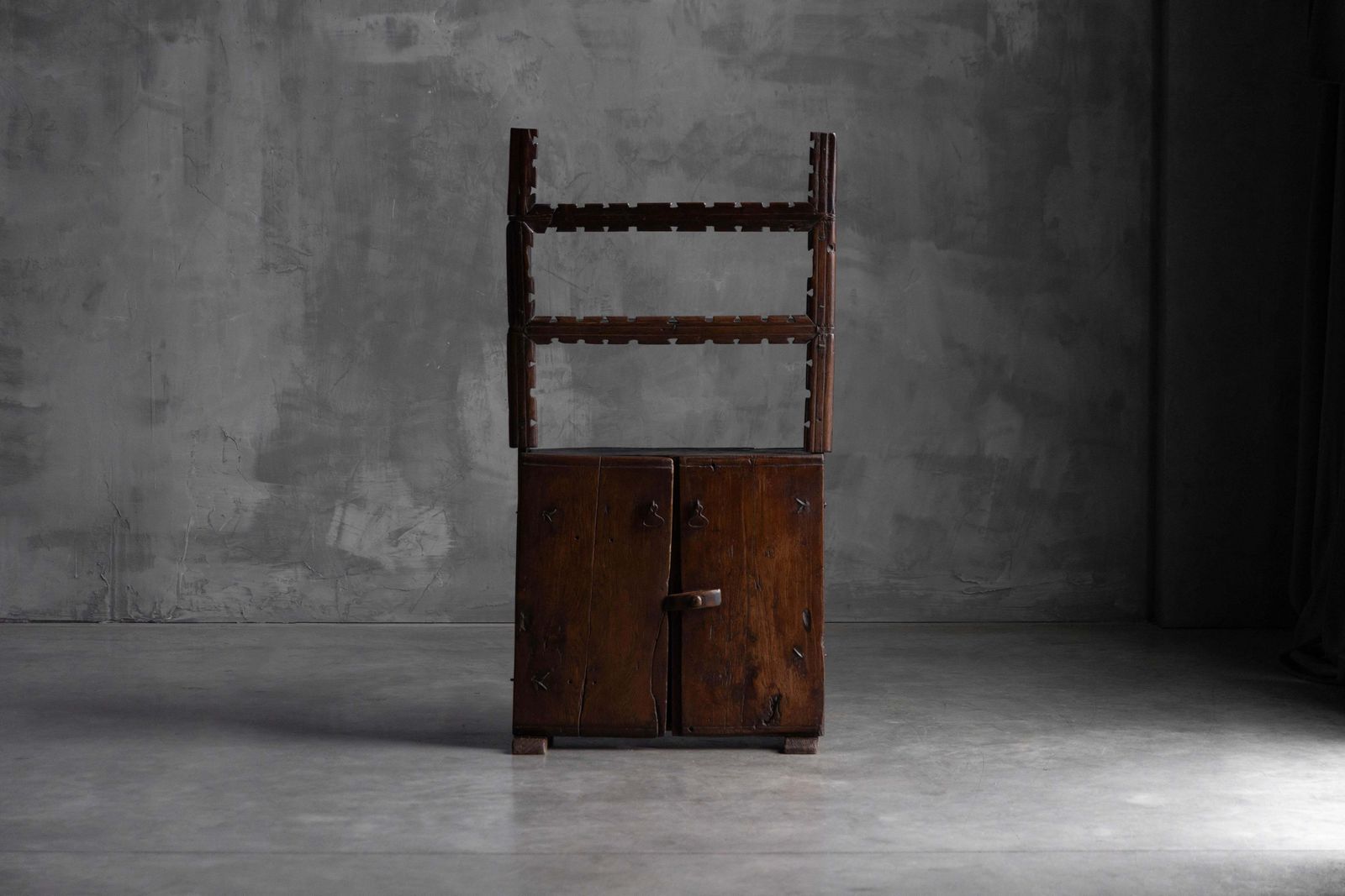 Antique Art Populaire Cabinet, France, 19th Century photo furniture